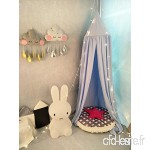 Kaxima Dôme de bébé ouvert unique lit filets suspendus filets moustiquaires pour enfants chambre 240cm  ourlet longueur 270cm - B07CKWCV3H